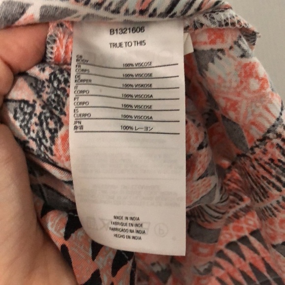 Volcom Black and Orange Flowy Dress Size Extra Small - Picture 5 of 9